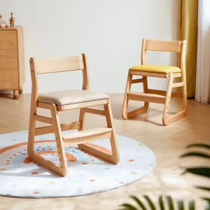 Solid Wood Adjustable Kids Chair