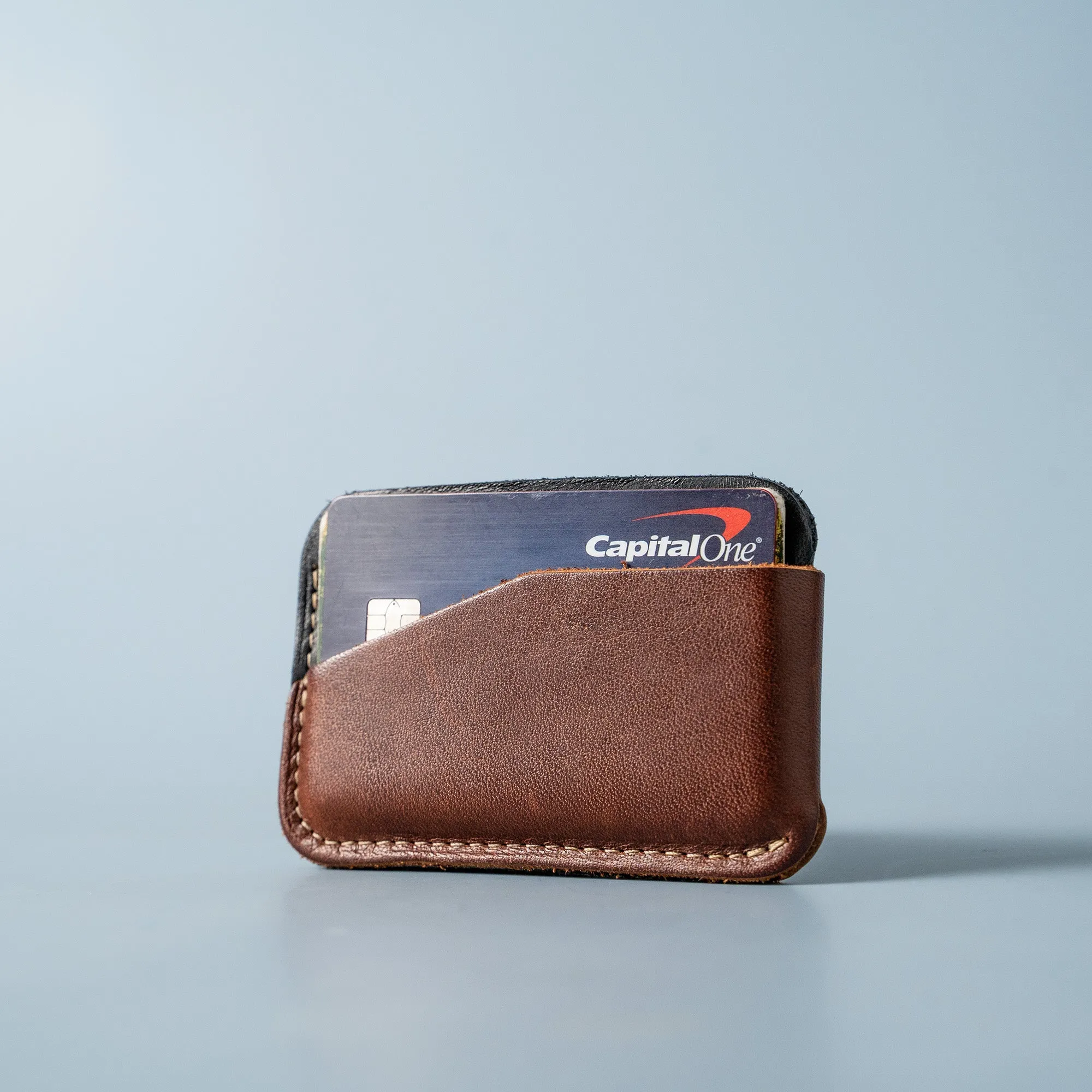 The Charleston Personalized Fine Leather Triple Sleeve Front Pocket Wallet