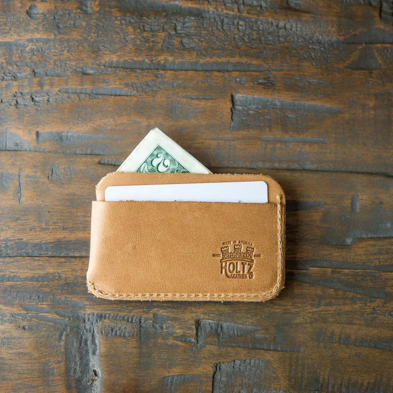 The Charleston Personalized Fine Leather Triple Sleeve Front Pocket Wallet