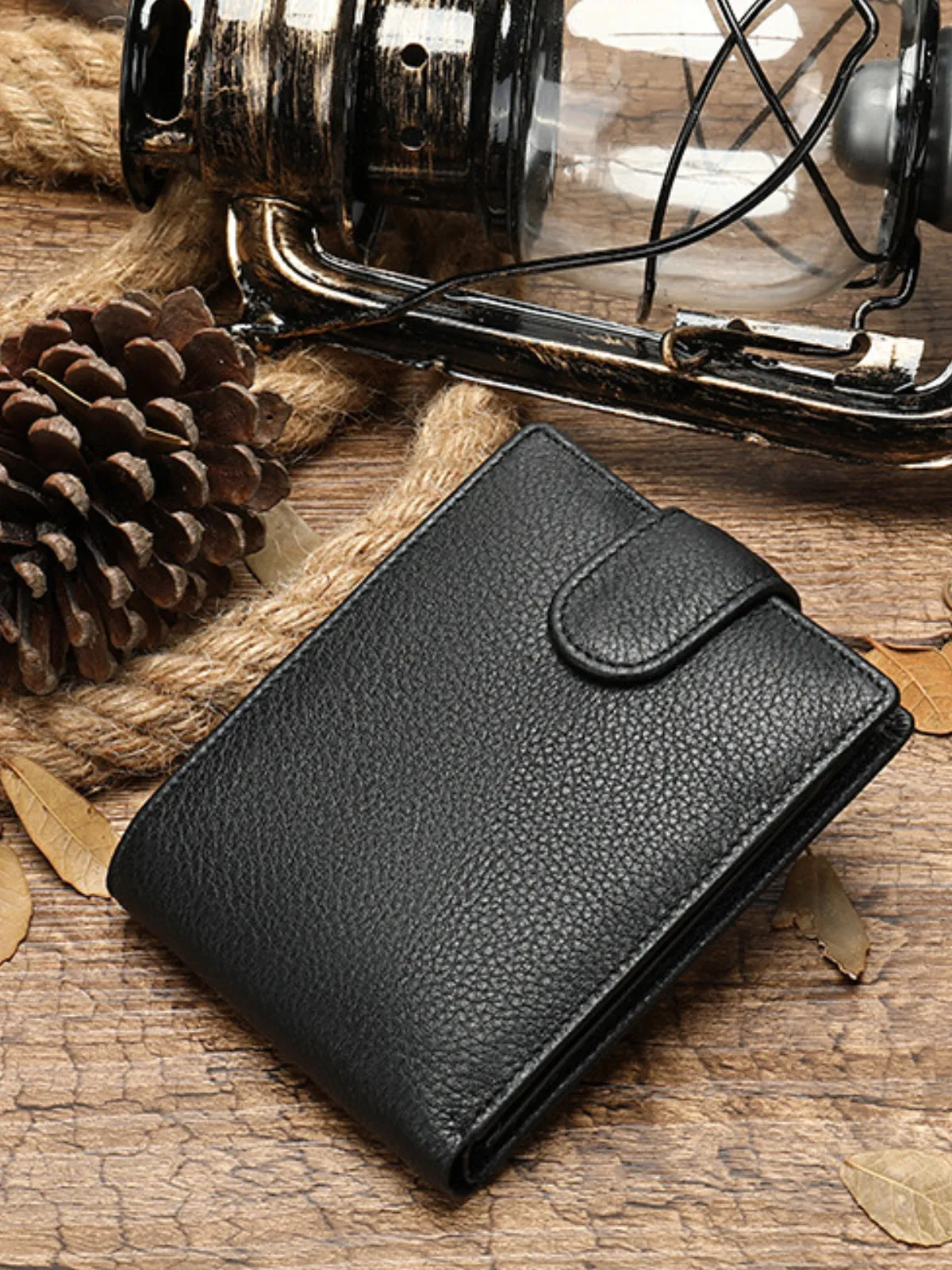 Vintage Leather Slimfold Wallet