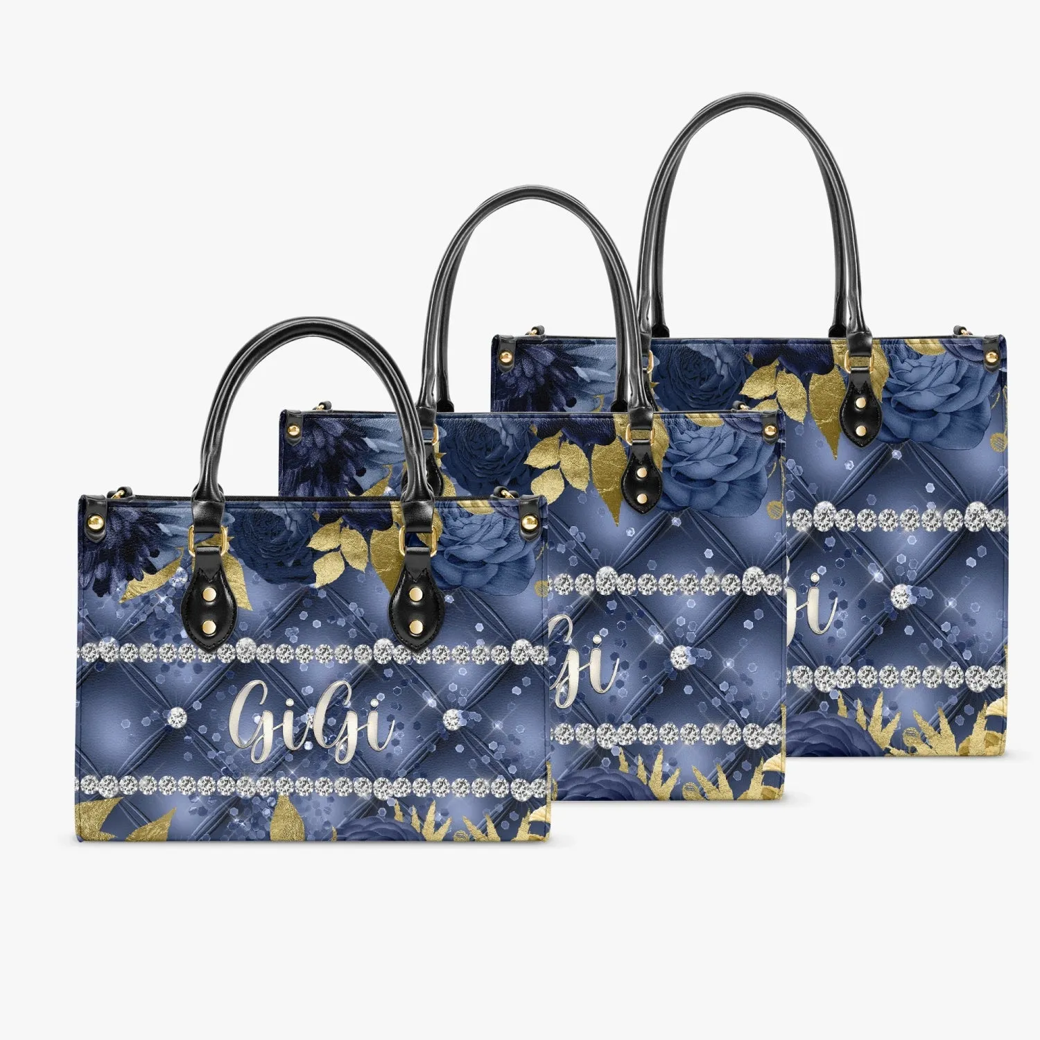 Women's Tote Bag - Navy Floral - GiGi